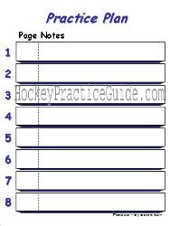 Hockey Practice Guide for Hockey Coaches to assist in providing structured hockey practices to maximize hockey player skills and coaching efficiency